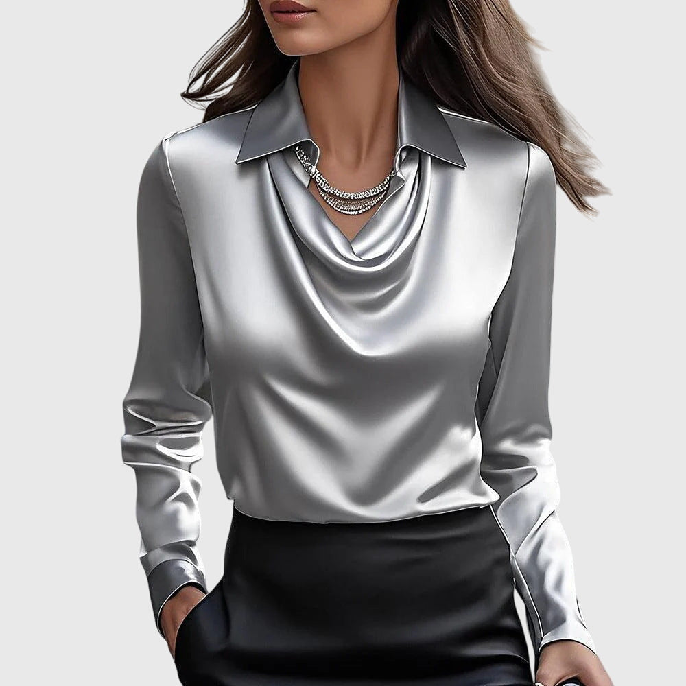 CONCETTA | BLUSA IN TESSUTO LEGGERO ELEGANTE