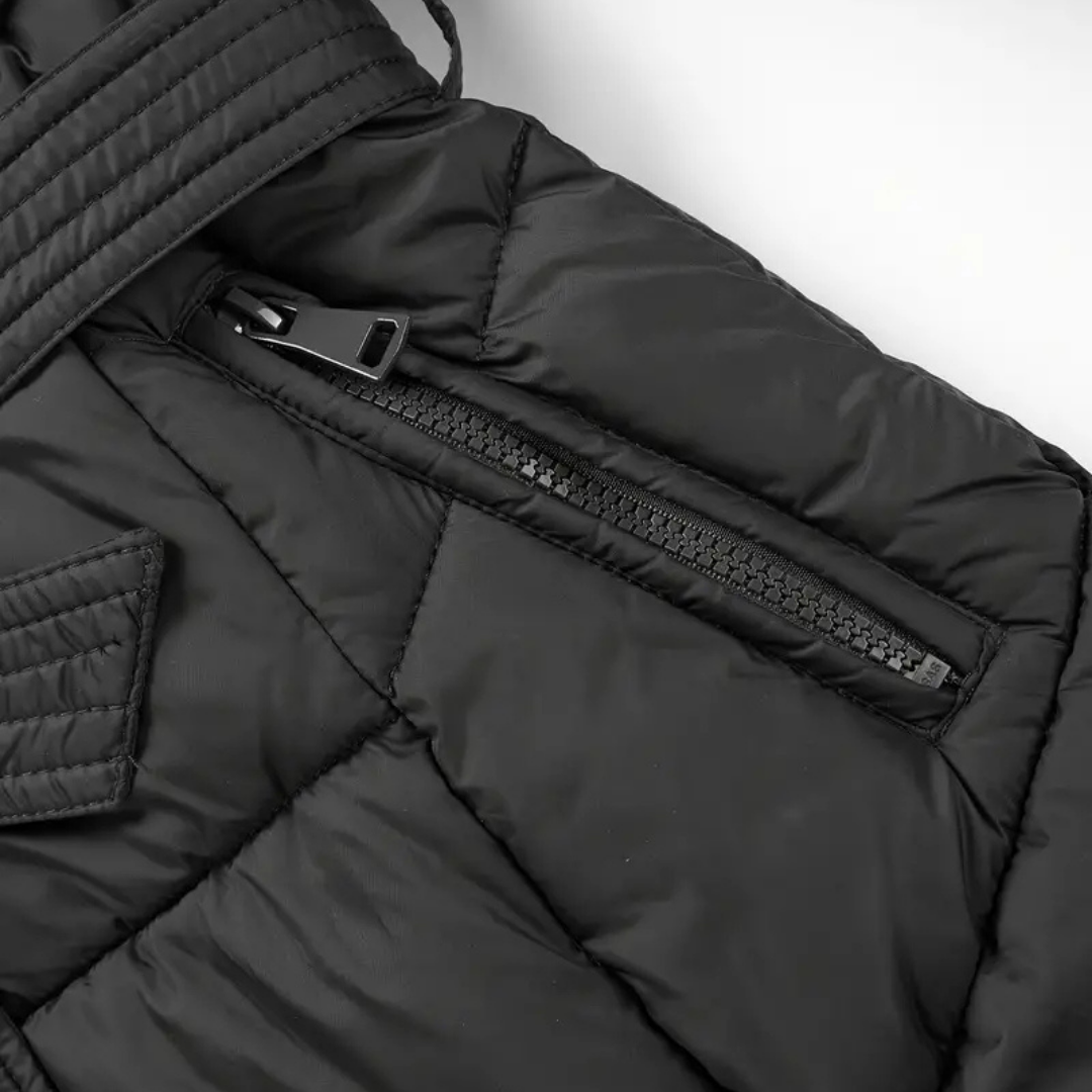 Loren | Cappotto invernale con pelliccia sintetica imbottita
