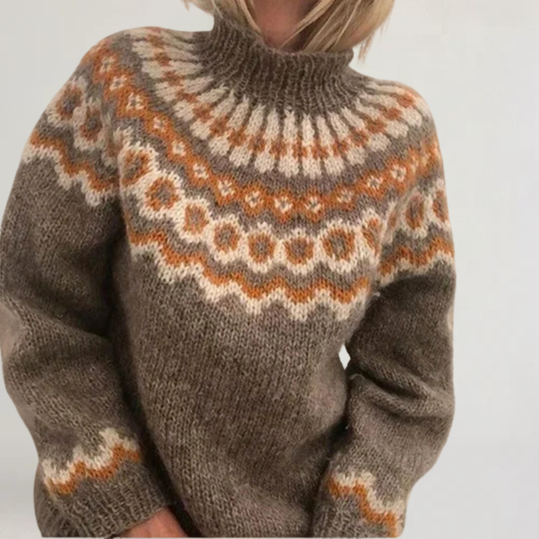 BRIANNA | MAGLIONE IN LANA MORBIDA ISPIRAZIONE VINTAGE NORDICA