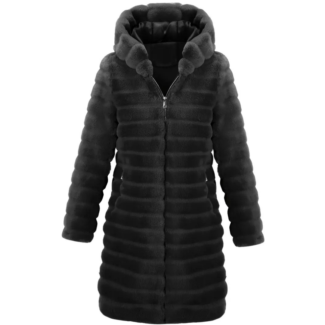 Loren | Cappotto invernale di lusso in pelliccia sintetica