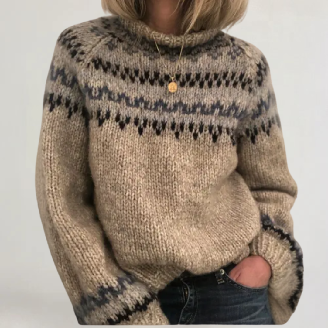 BRIANNA | MAGLIONE IN LANA SOFFICE DALLO STILE VINTAGE ISLANDESE