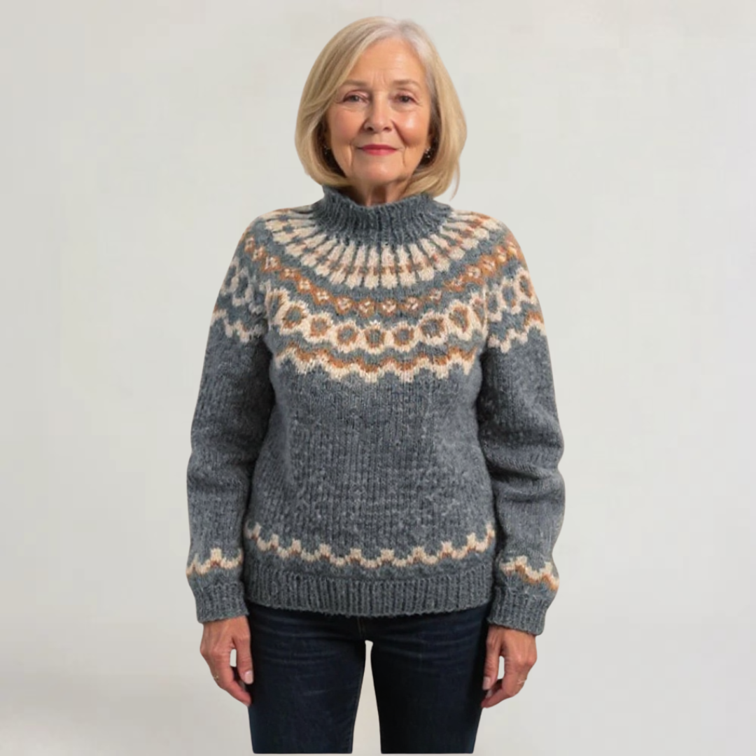 BRIANNA | MAGLIONE IN LANA MORBIDA ISPIRAZIONE VINTAGE NORDICA