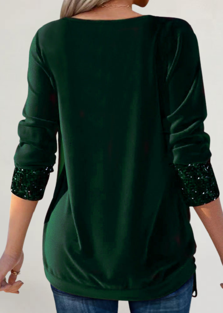 FRANCESCA | MAGLIA IN MORBIDO TESSUTO CON DETTAGLI LUMINOSI