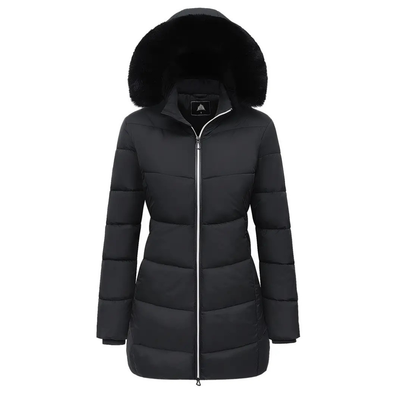 Loren | Cappotto invernale rivestito con cappuccio termico
