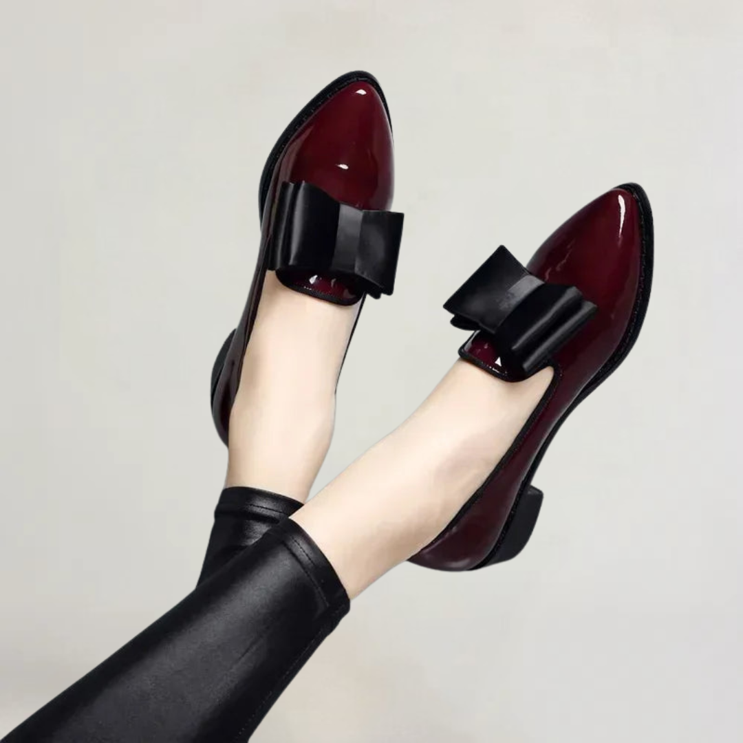 LIVINIA | BALLERINE IN VERNICE CON FIOCCO VERSAILLES