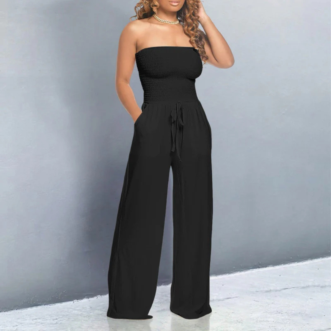 Claudia | Tuta casual senza spalle