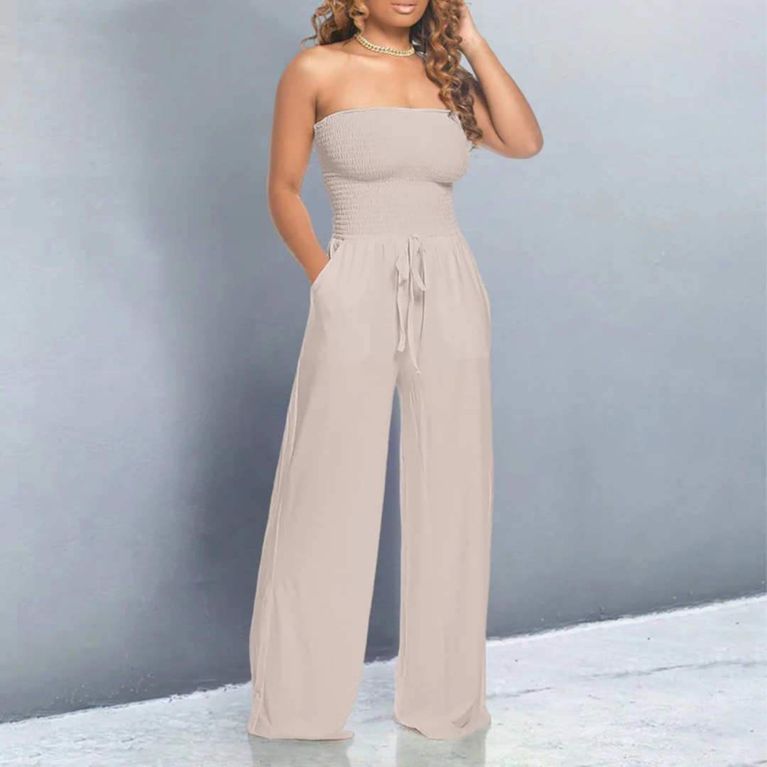 Claudia | Tuta casual senza spalle