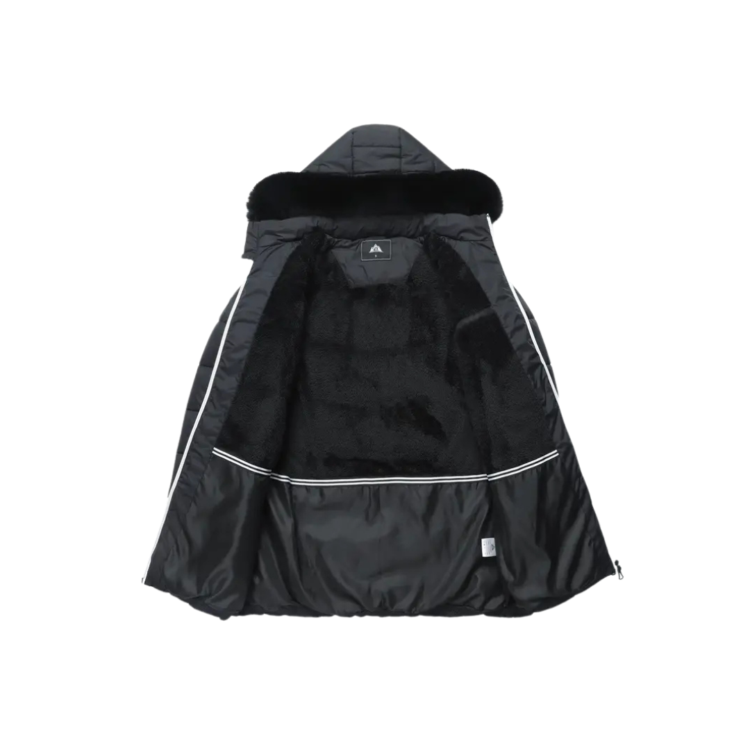 Loren | Cappotto invernale rivestito con cappuccio termico