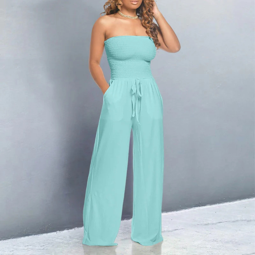 Claudia | Tuta casual senza spalle