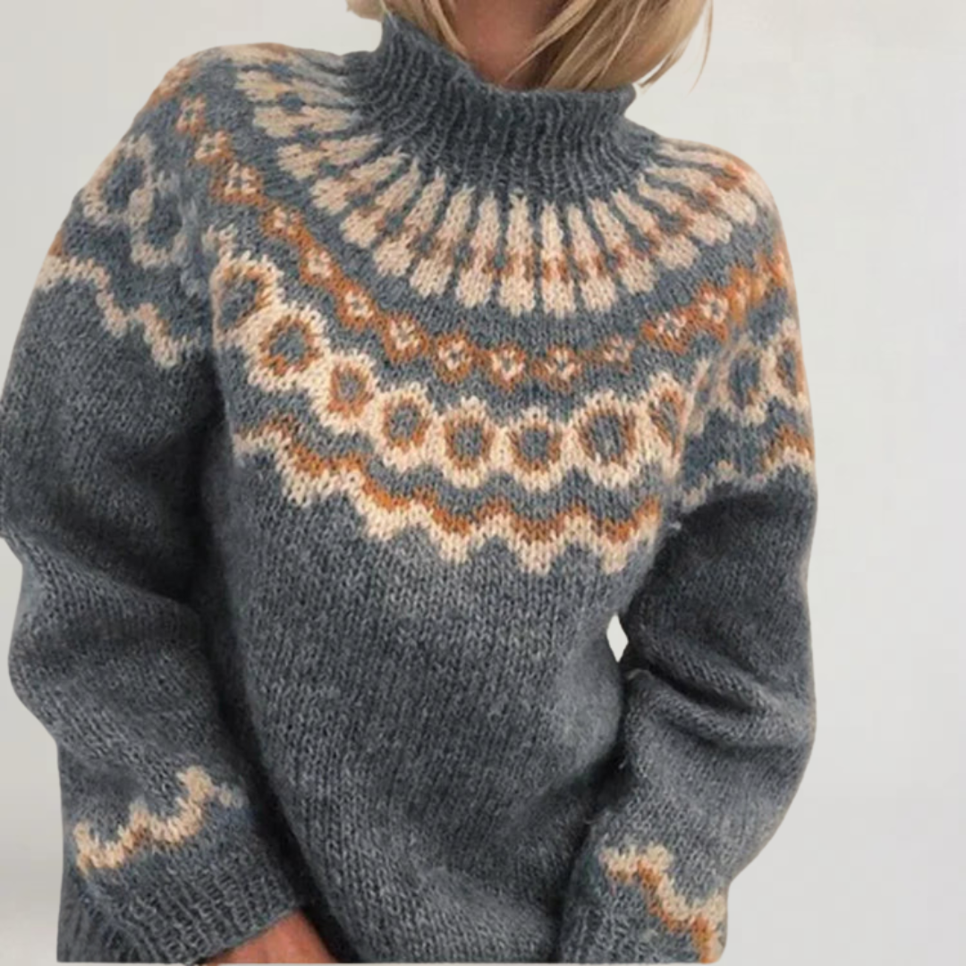 BRIANNA | MAGLIONE IN LANA MORBIDA ISPIRAZIONE VINTAGE NORDICA
