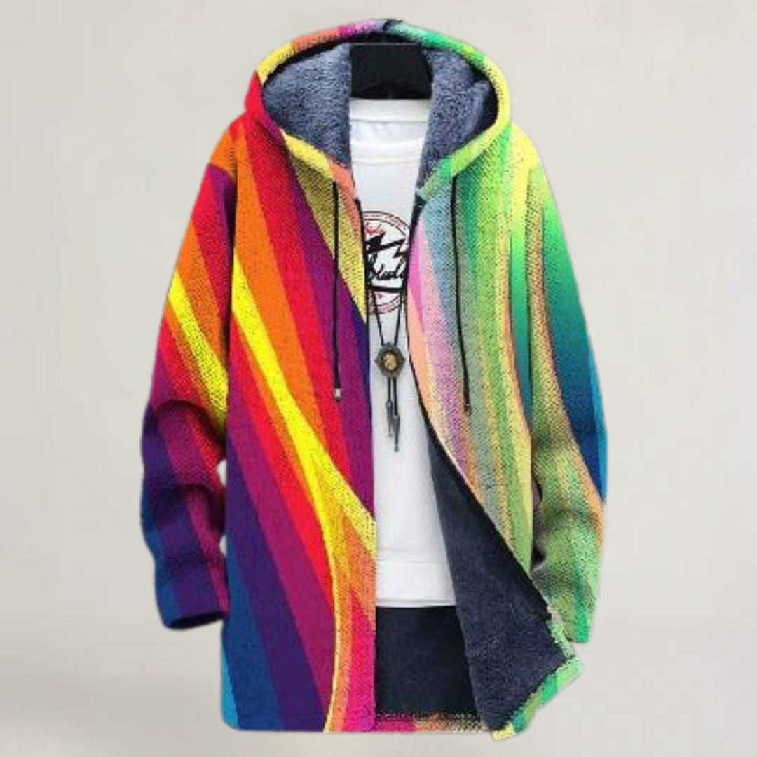 NATASCIA | GIACCA CON CAPPUCCIO DI LUSSO DALLO STILE ARTISTICO