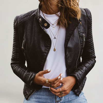 GRAZIA | VESTE IN PELLE VERA DAL TAGLIO ICONICO