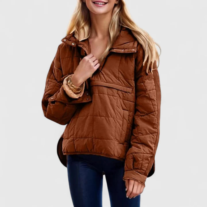 GRETA | FELPA OVERSIZE IN COTONE CON CAPPUCCIO