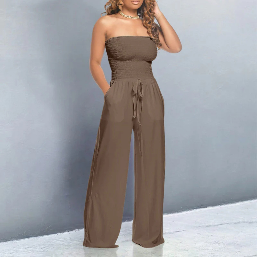 Claudia | Tuta casual senza spalle