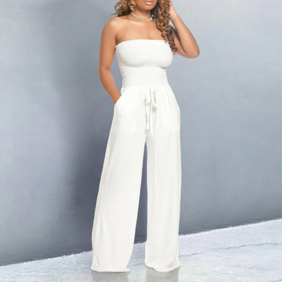 Claudia | Tuta casual senza spalle