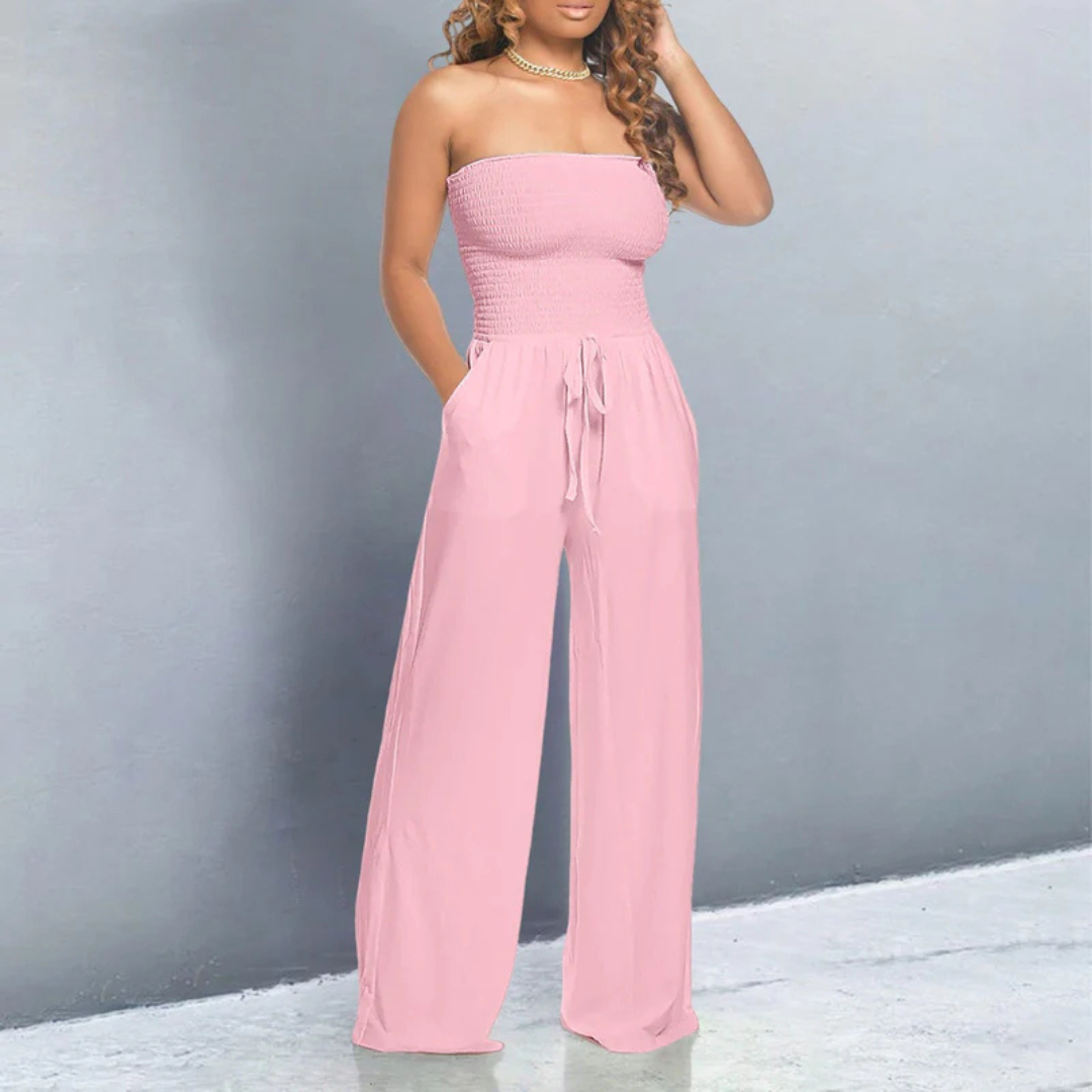Claudia | Tuta casual senza spalle