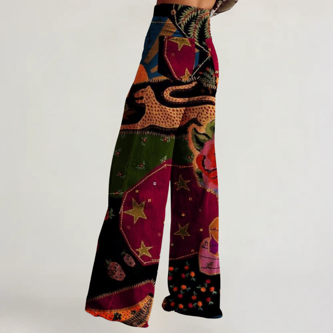 ARIANA | PANTALONI ARTIGIANALI ELEGANTI BOHEMIAN