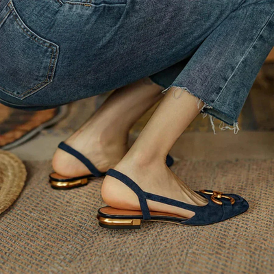 Delizia | Eleganti ballerine a tallone aperto