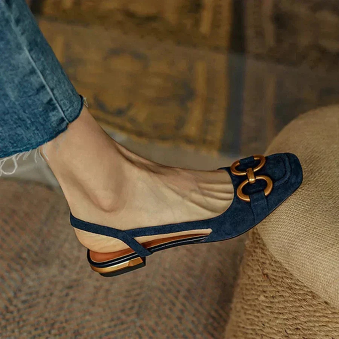 Delizia | Eleganti ballerine a tallone aperto