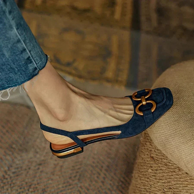 Delizia | Eleganti ballerine a tallone aperto