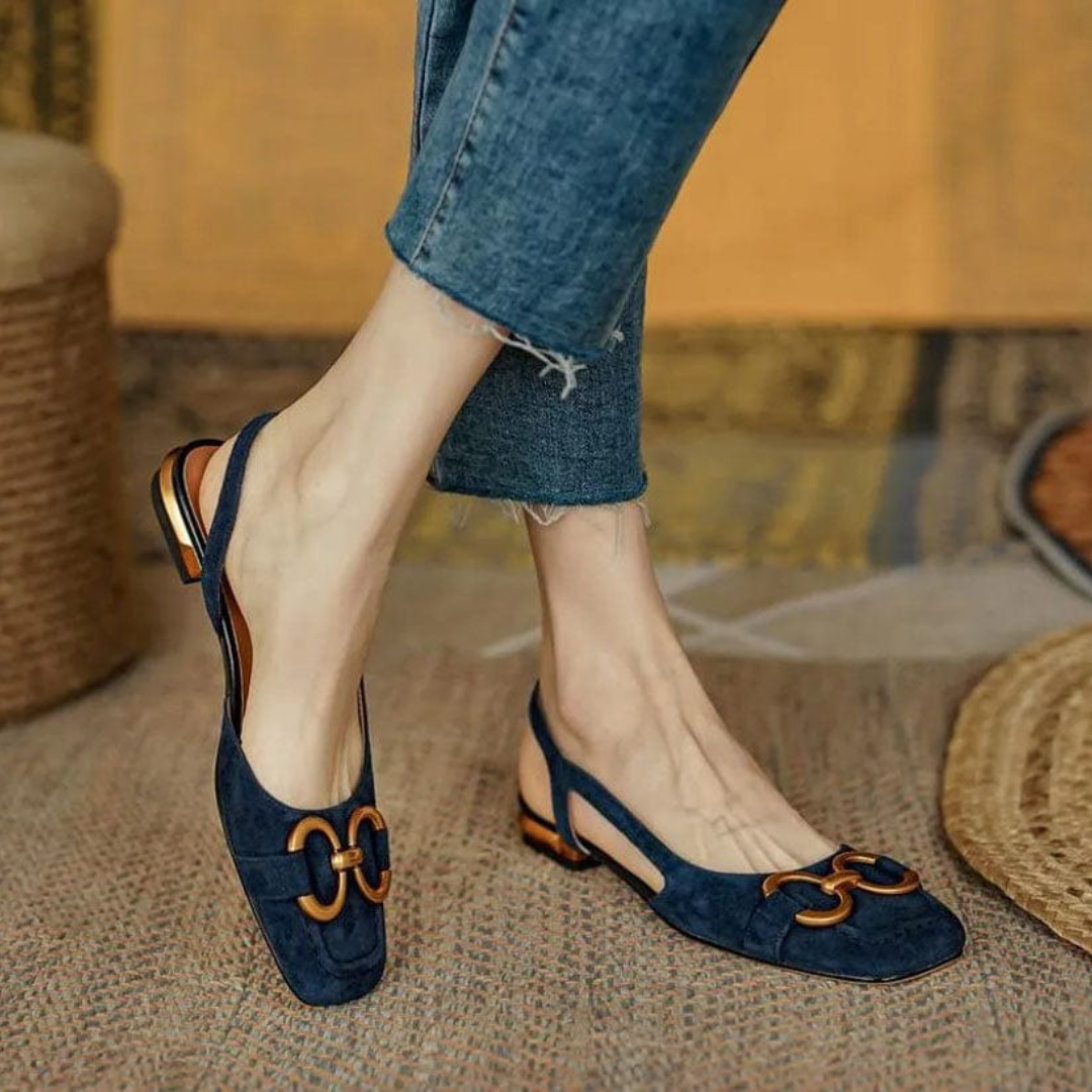 Delizia | Eleganti ballerine a tallone aperto