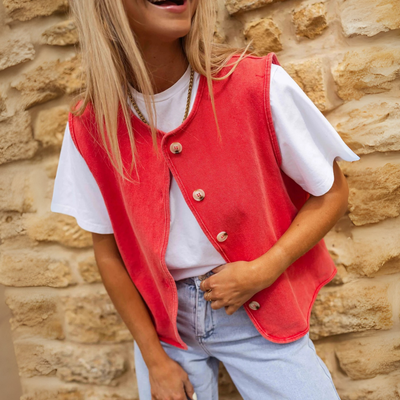 Salvatrice | Elegante gilet estivo artigianale