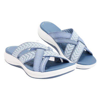 Debora | Sandali Estivi con Elastici Intrecciati Premium