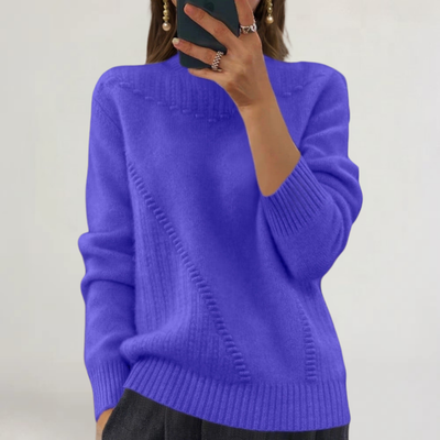 FRANCESCA | MAGLIA IN LANA SOFFICE CON DETTAGLI A RILIEVO