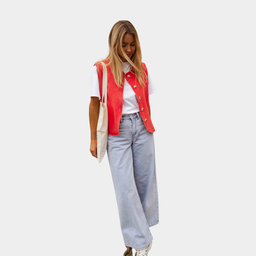Salvatrice | Elegante gilet estivo artigianale