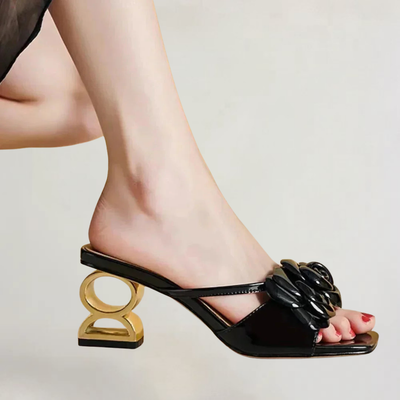 BRIANNA | SANDALI ELEGANTI CON DETTAGLI FLOREALI