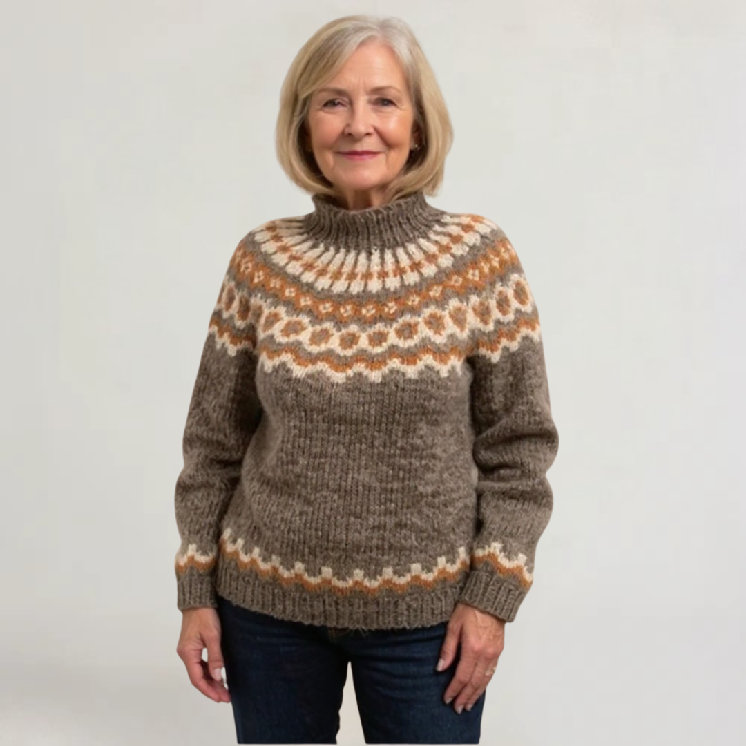 BRIANNA | MAGLIONE IN LANA MORBIDA ISPIRAZIONE VINTAGE NORDICA