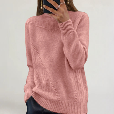 FRANCESCA | MAGLIA IN LANA SOFFICE CON DETTAGLI A RILIEVO