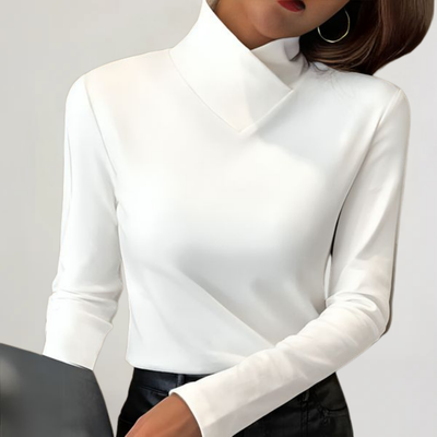MADDALENA | MAGLIA A COLLO ALTO ELEGANTE IN MAGLIA MORBIDA