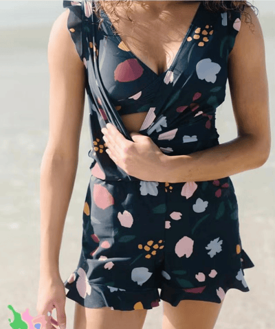 Sophie | Costume da bagno elegante con volant e reggiseno integrato