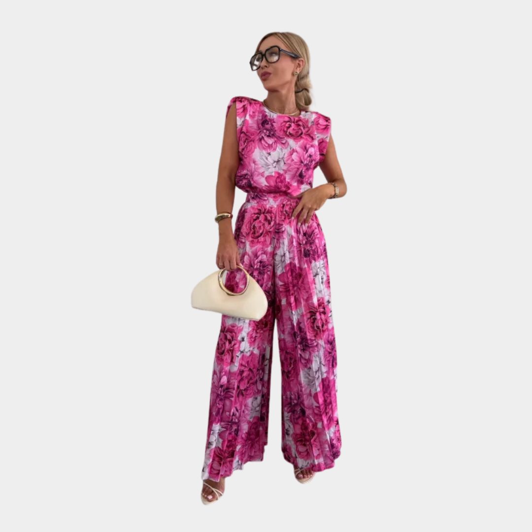 Cosima | Completo primaverile-estivo plissettato