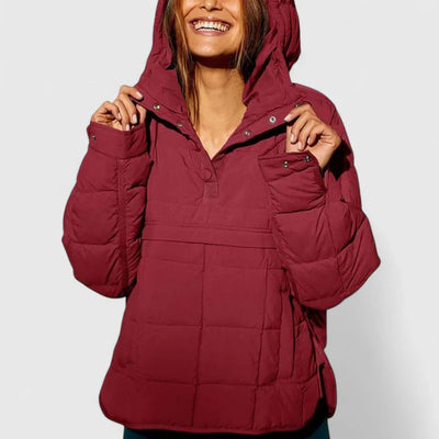 GRETA | FELPA OVERSIZE IN COTONE CON CAPPUCCIO
