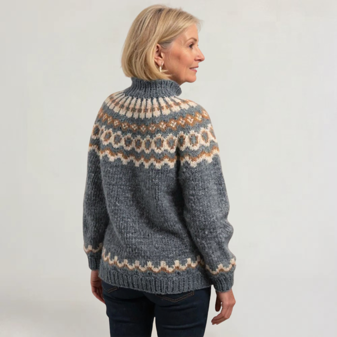 BRIANNA | MAGLIONE IN LANA MORBIDA ISPIRAZIONE VINTAGE NORDICA