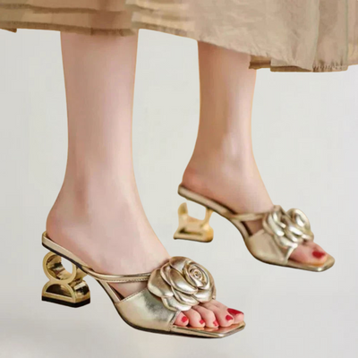 BRIANNA | SANDALI ELEGANTI CON DETTAGLI FLOREALI
