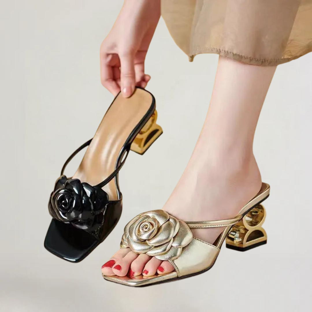BRIANNA | SANDALI ELEGANTI CON DETTAGLI FLOREALI