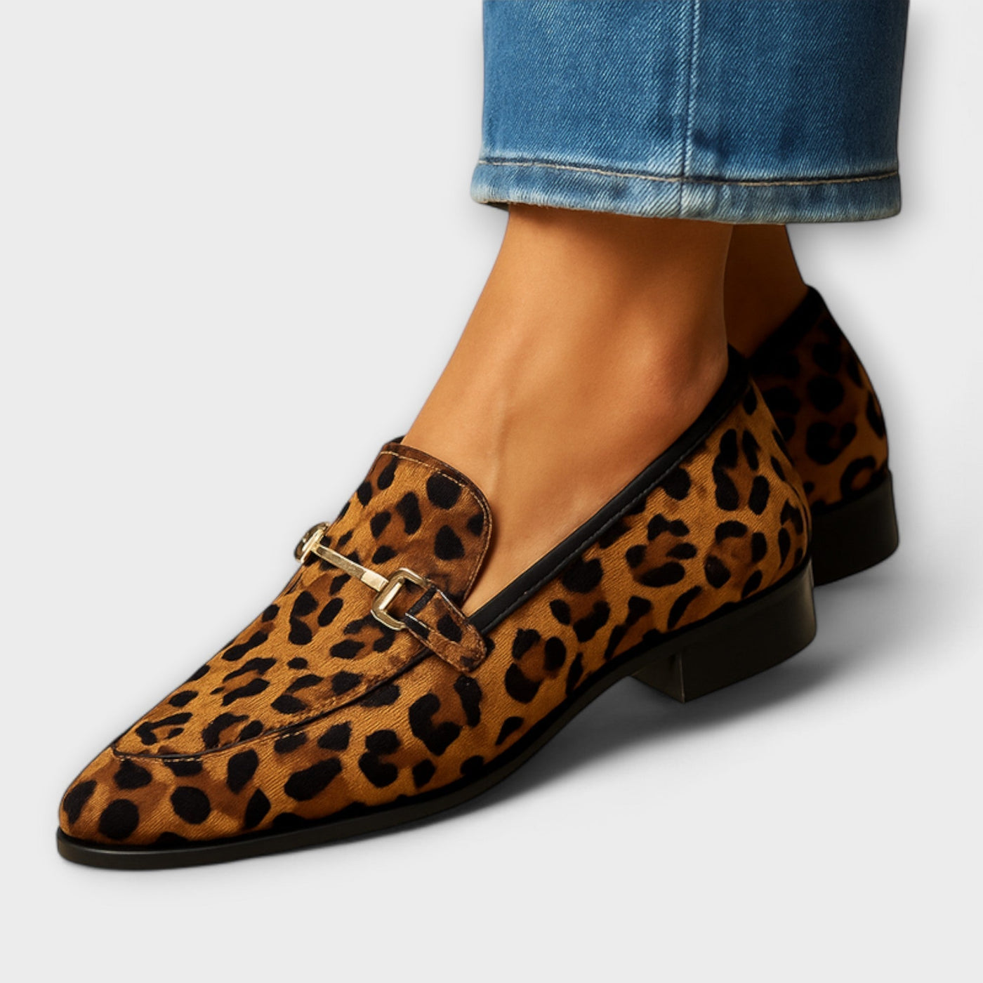 GABRIELLA | MOCASSINI CON STAMPA ANIMALIER
