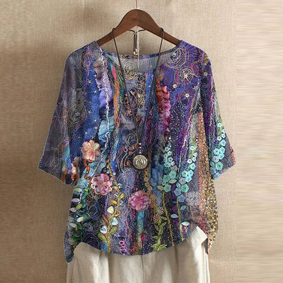Chloe | Blusa vintage confortevole