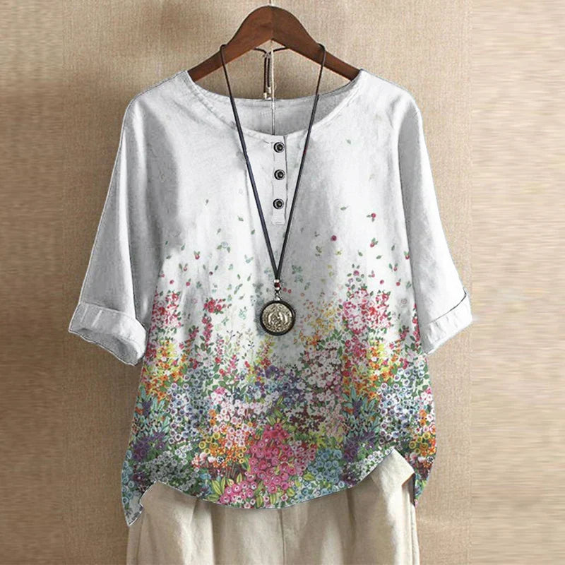 Chloe | Blusa vintage confortevole