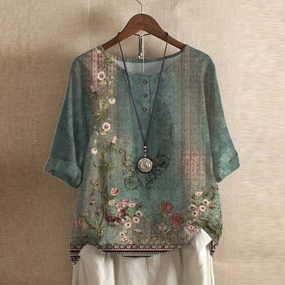 Chloe | Blusa vintage confortevole
