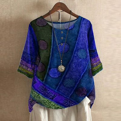 Chloe | Blusa vintage confortevole