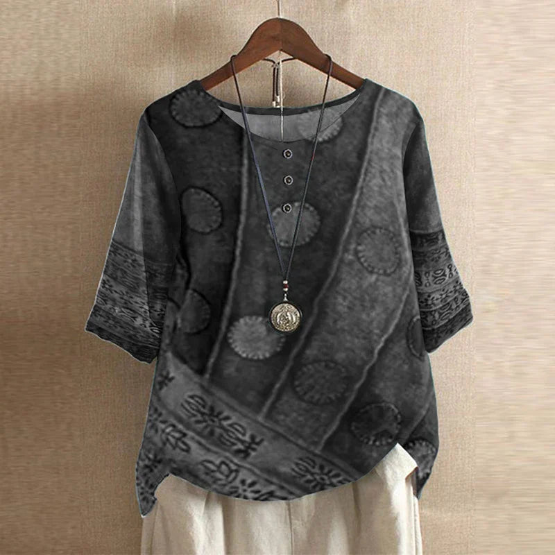 Chloe | Blusa vintage confortevole