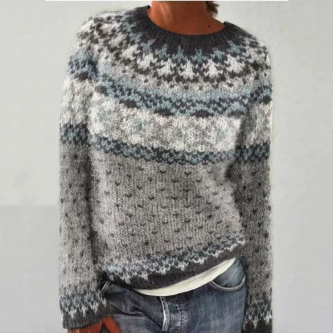 BRIANNA | MAGLIONE IN LANA CALDA STILE VINTAGE ISLANDESE