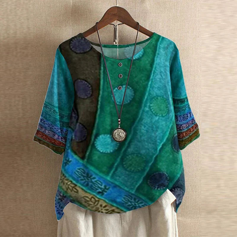Chloe | Blusa vintage confortevole