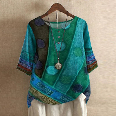 Chloe | Blusa vintage confortevole