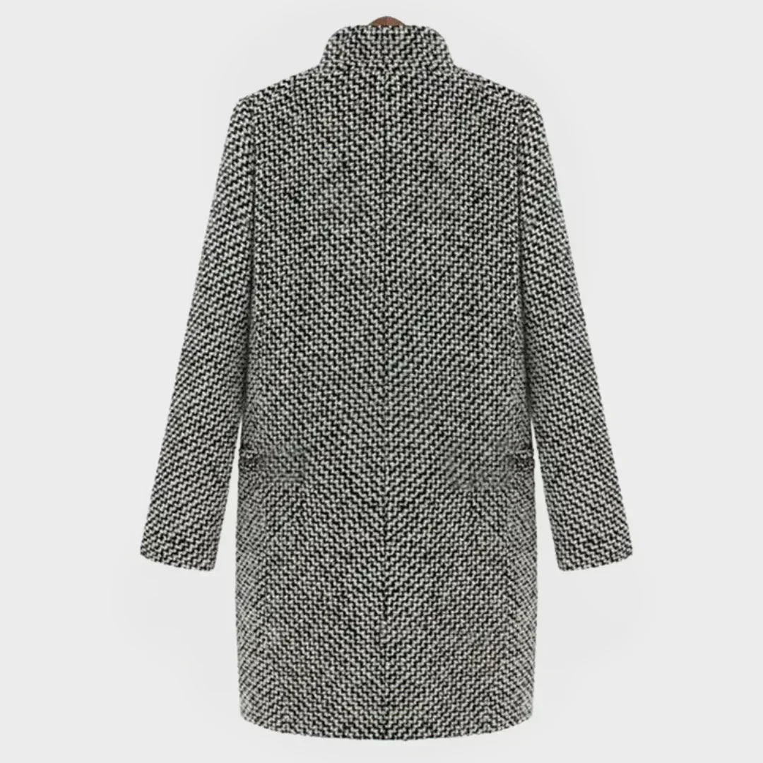 Loren | Cappotto midi in lana artigianale