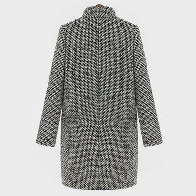 Loren | Cappotto midi in lana artigianale